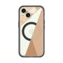 スリムプロテクションプレミアムケース with MagSafe［ マーブルトライアングルパレット - Beige ］