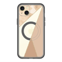 スリムプロテクションプレミアムケース with MagSafe［ マーブルトライアングルパレット - Beige ］
