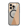 スリムプロテクションプレミアムケース with MagSafe［ マーブルトライアングルパレット - Beige ］