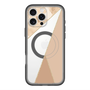 スリムプロテクションプレミアムケース with MagSafe［ マーブルトライアングルパレット - Beige ］