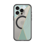 スリムプロテクションプレミアムケース with MagSafe［ マーブルトライアングルパレット - Green ］