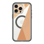 スリムプロテクションプレミアムケース with MagSafe［ マーブルトライアングルパレット - Orange ］