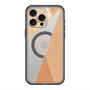 スリムプロテクションプレミアムケース with MagSafe［ マーブルトライアングルパレット - Orange ］