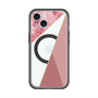 スリムプロテクションプレミアムケース with MagSafe［ マーブルトライアングルパレット - Pink ］