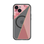 スリムプロテクションプレミアムケース with MagSafe［ マーブルトライアングルパレット - Pink ］