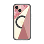 スリムプロテクションプレミアムケース with MagSafe［ マーブルトライアングルパレット - Pink ］