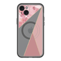 スリムプロテクションプレミアムケース with MagSafe［ マーブルトライアングルパレット - Pink ］
