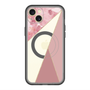 スリムプロテクションプレミアムケース with MagSafe［ マーブルトライアングルパレット - Pink ］