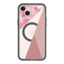 スリムプロテクションプレミアムケース with MagSafe［ マーブルトライアングルパレット - Pink ］