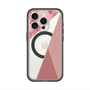 スリムプロテクションプレミアムケース with MagSafe［ マーブルトライアングルパレット - Pink ］
