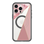 スリムプロテクションプレミアムケース with MagSafe［ マーブルトライアングルパレット - Pink ］