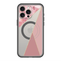 スリムプロテクションプレミアムケース with MagSafe［ マーブルトライアングルパレット - Pink ］
