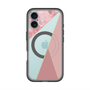 スリムプロテクションプレミアムケース with MagSafe［ マーブルトライアングルパレット - Pink ］