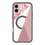 スリムプロテクションプレミアムケース with MagSafe［ マーブルトライアングルパレット - Pink ］