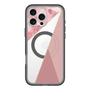 スリムプロテクションプレミアムケース with MagSafe［ マーブルトライアングルパレット - Pink ］