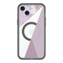 スリムプロテクションプレミアムケース with MagSafe［ マーブルトライアングルパレット - Purple ］