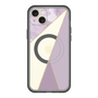 スリムプロテクションプレミアムケース with MagSafe［ マーブルトライアングルパレット - Purple ］