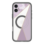 スリムプロテクションプレミアムケース with MagSafe［ マーブルトライアングルパレット - Purple ］