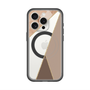 スリムプロテクションプレミアムケース with MagSafe［ マーブルトライアングルパレット - Brown ］