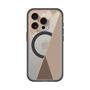 スリムプロテクションプレミアムケース with MagSafe［ マーブルトライアングルパレット - Brown ］