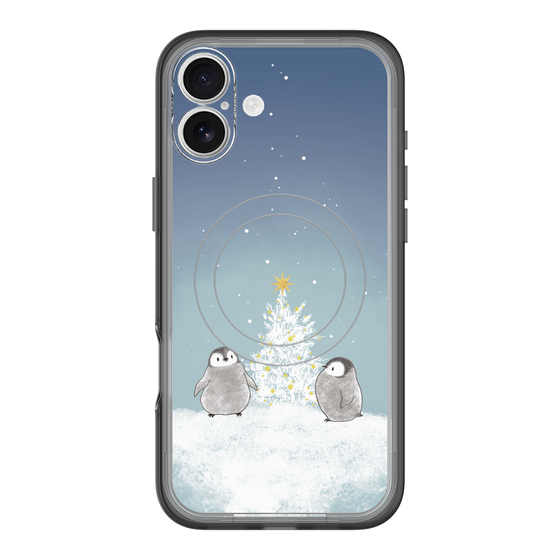スリムプロテクションプレミアムケース with MagSafe［ 静かなペンギンの夜 ］