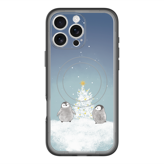 スリムプロテクションプレミアムケース with MagSafe［ 静かなペンギンの夜 ］