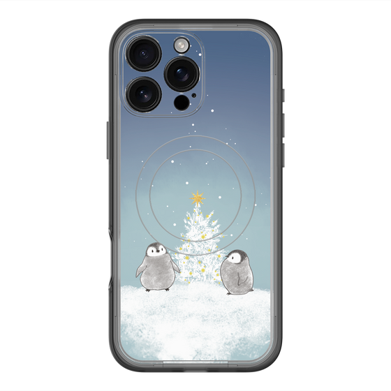 スリムプロテクションプレミアムケース with MagSafe［ 静かなペンギンの夜 ］