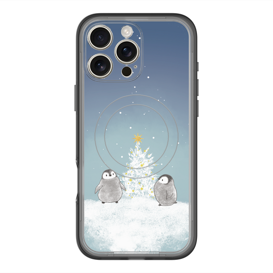 スリムプロテクションプレミアムケース with MagSafe［ 静かなペンギンの夜 ］
