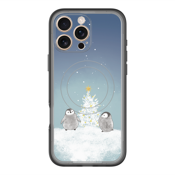スリムプロテクションプレミアムケース with MagSafe［ 静かなペンギンの夜 ］