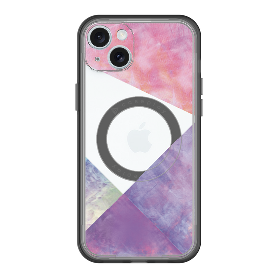 スリムプロテクションプレミアムケース with MagSafe［ 朝焼けパステルパレット - Purple ］