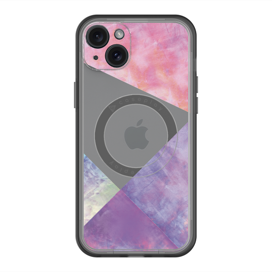 スリムプロテクションプレミアムケース with MagSafe［ 朝焼けパステルパレット - Purple ］