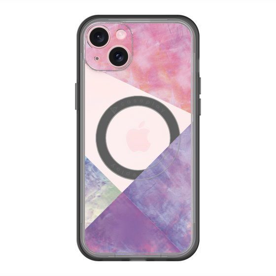 スリムプロテクションプレミアムケース with MagSafe［ 朝焼けパステルパレット - Purple ］