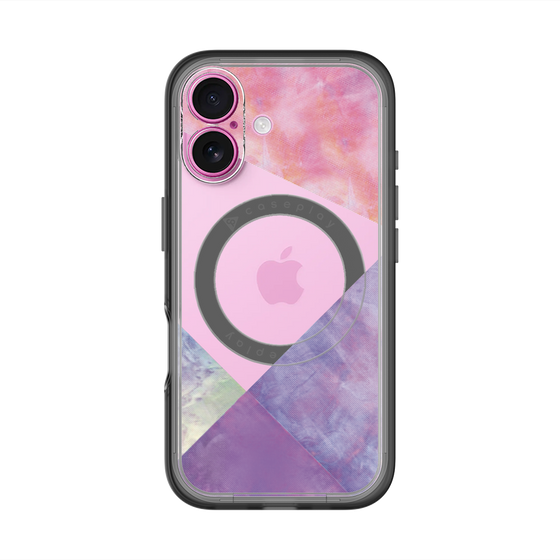 スリムプロテクションプレミアムケース with MagSafe［ 朝焼けパステルパレット - Purple ］