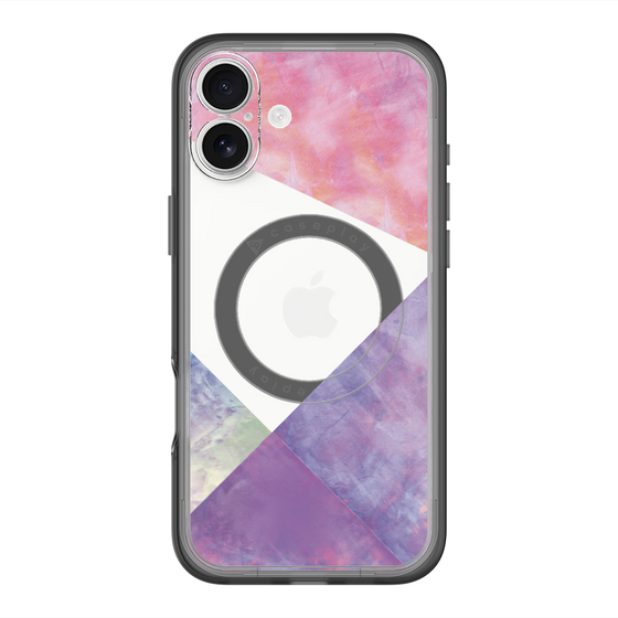スリムプロテクションプレミアムケース with MagSafe［ 朝焼けパステルパレット - Purple ］