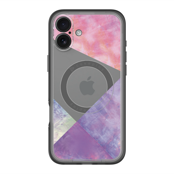 スリムプロテクションプレミアムケース with MagSafe［ 朝焼けパステルパレット - Purple ］