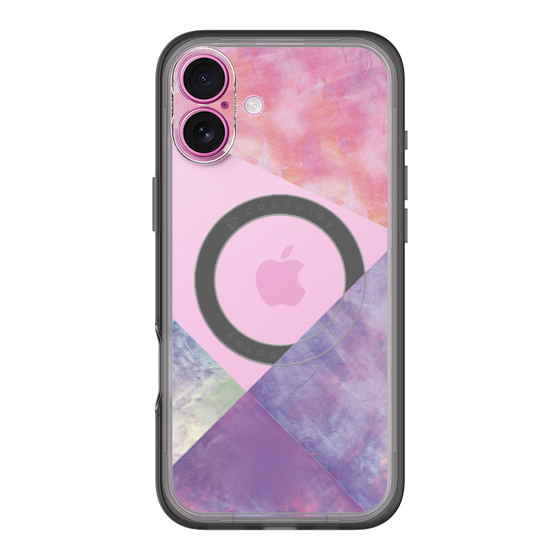 スリムプロテクションプレミアムケース with MagSafe［ 朝焼けパステルパレット - Purple ］