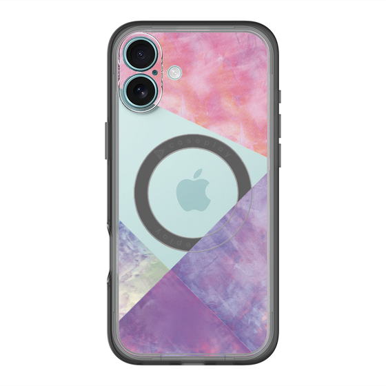 スリムプロテクションプレミアムケース with MagSafe［ 朝焼けパステルパレット - Purple ］