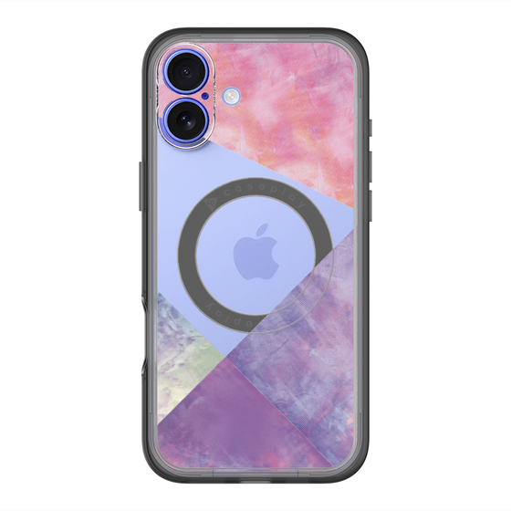 スリムプロテクションプレミアムケース with MagSafe［ 朝焼けパステルパレット - Purple ］