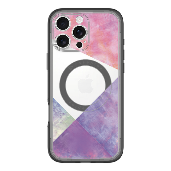 スリムプロテクションプレミアムケース with MagSafe［ 朝焼けパステルパレット - Purple ］