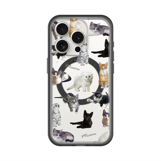 スリムプロテクションプレミアムケース with MagSafe［ キャットコレクション ］
