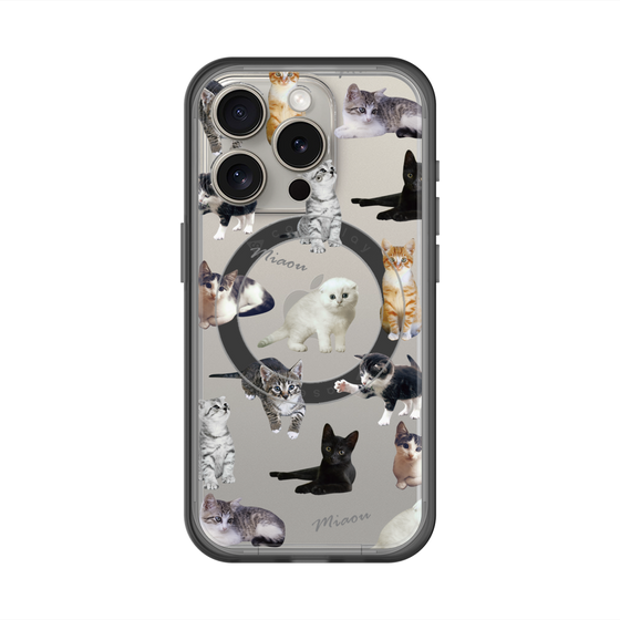 スリムプロテクションプレミアムケース with MagSafe［ キャットコレクション ］