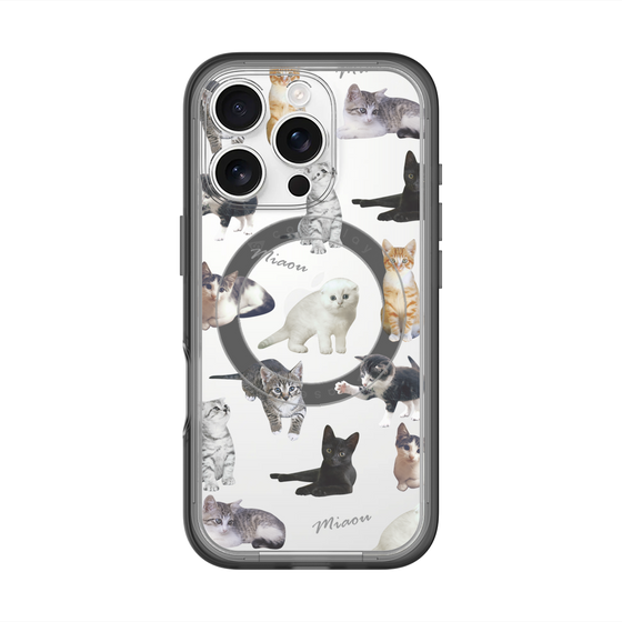 スリムプロテクションプレミアムケース with MagSafe［ キャットコレクション ］