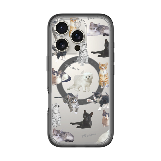 スリムプロテクションプレミアムケース with MagSafe［ キャットコレクション ］