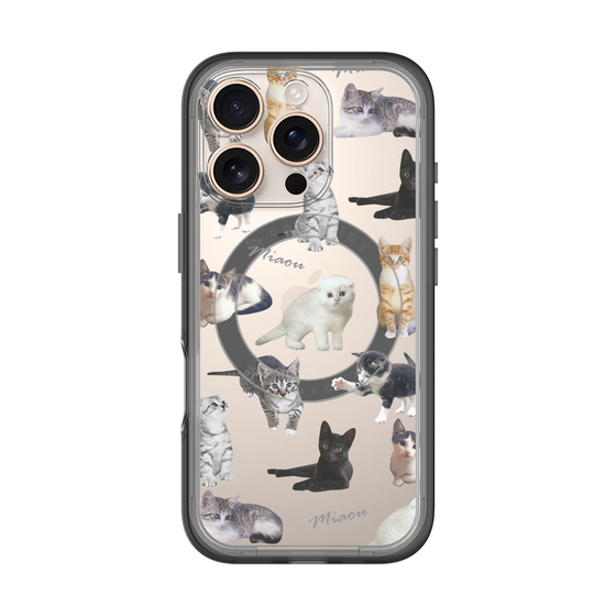 スリムプロテクションプレミアムケース with MagSafe［ キャットコレクション ］