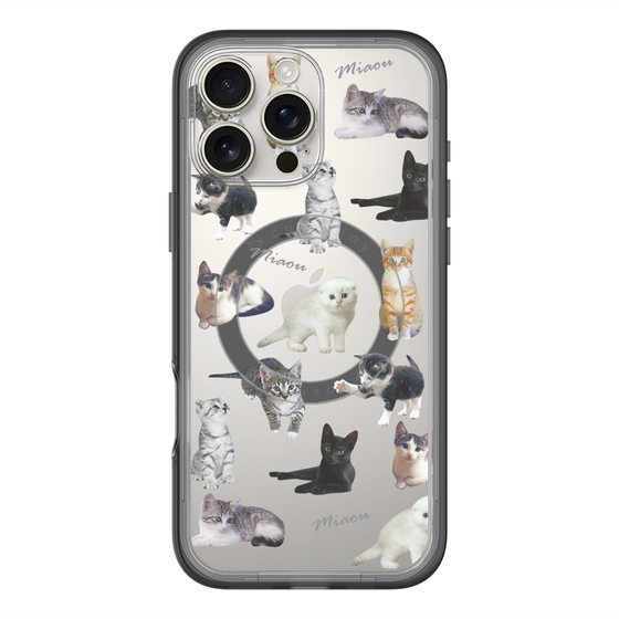 スリムプロテクションプレミアムケース with MagSafe［ キャットコレクション ］