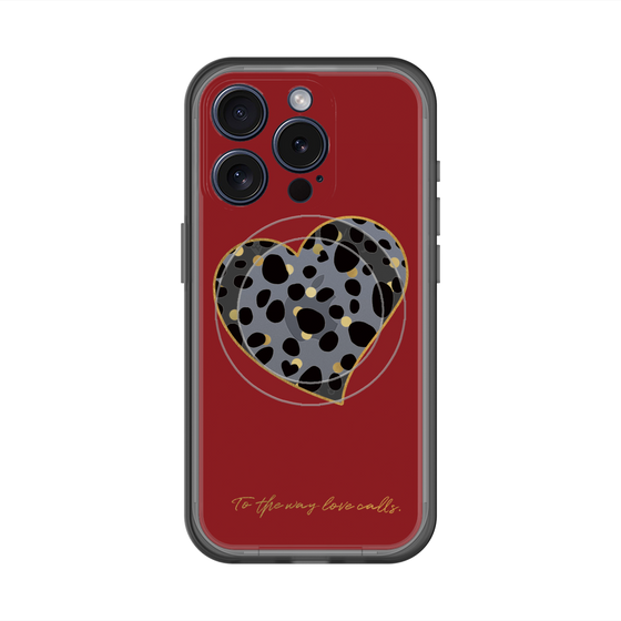 スリムプロテクションプレミアムケース with MagSafe［ ダルメシアンハート ］