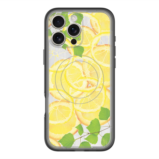 スリムプロテクションプレミアムケース with MagSafe［ レモン ］