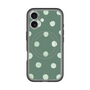 スリムプロテクションプレミアムケース with MagSafe［ 水彩ドット・レトロカラー - Green ］