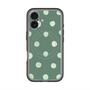 スリムプロテクションプレミアムケース with MagSafe［ 水彩ドット・レトロカラー - Green ］