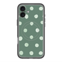 スリムプロテクションプレミアムケース with MagSafe［ 水彩ドット・レトロカラー - Green ］